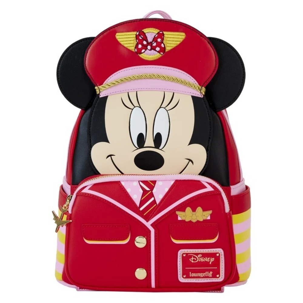 Loungefly Disney Minnie Mouse Pilot Cosplay Mini Backpack Exclusive